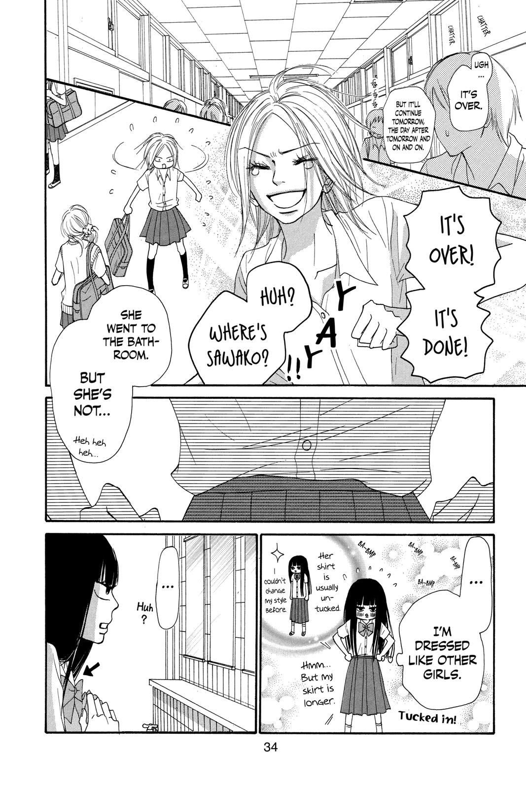 Kimi ni Todoke - From Me to You Chapter 47 - Page 34