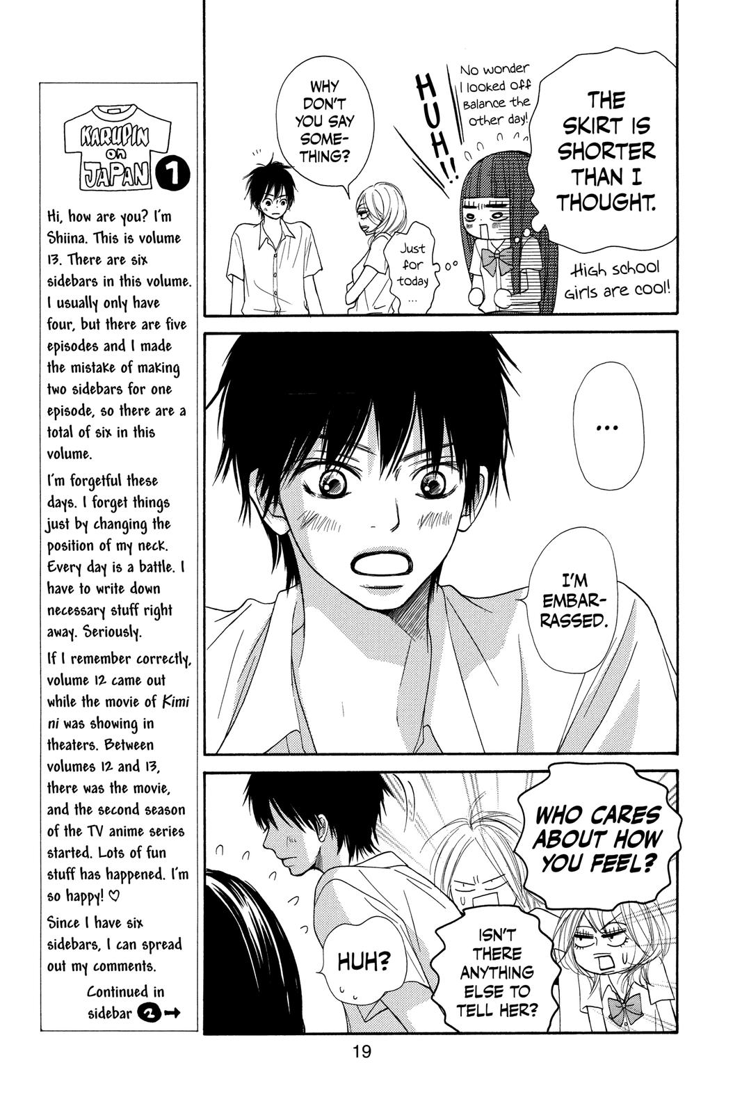 Kimi ni Todoke - From Me to You Chapter 51 - Page 19