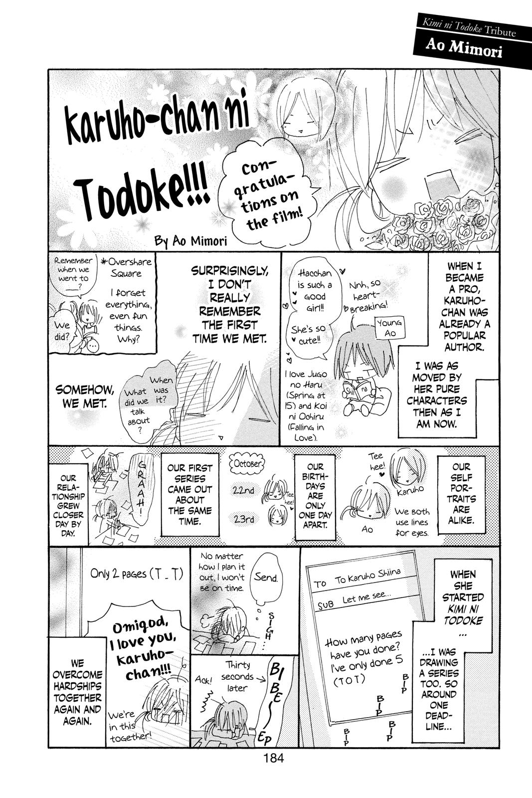 Kimi ni Todoke - From Me to You Chapter 67.5 - Page 26