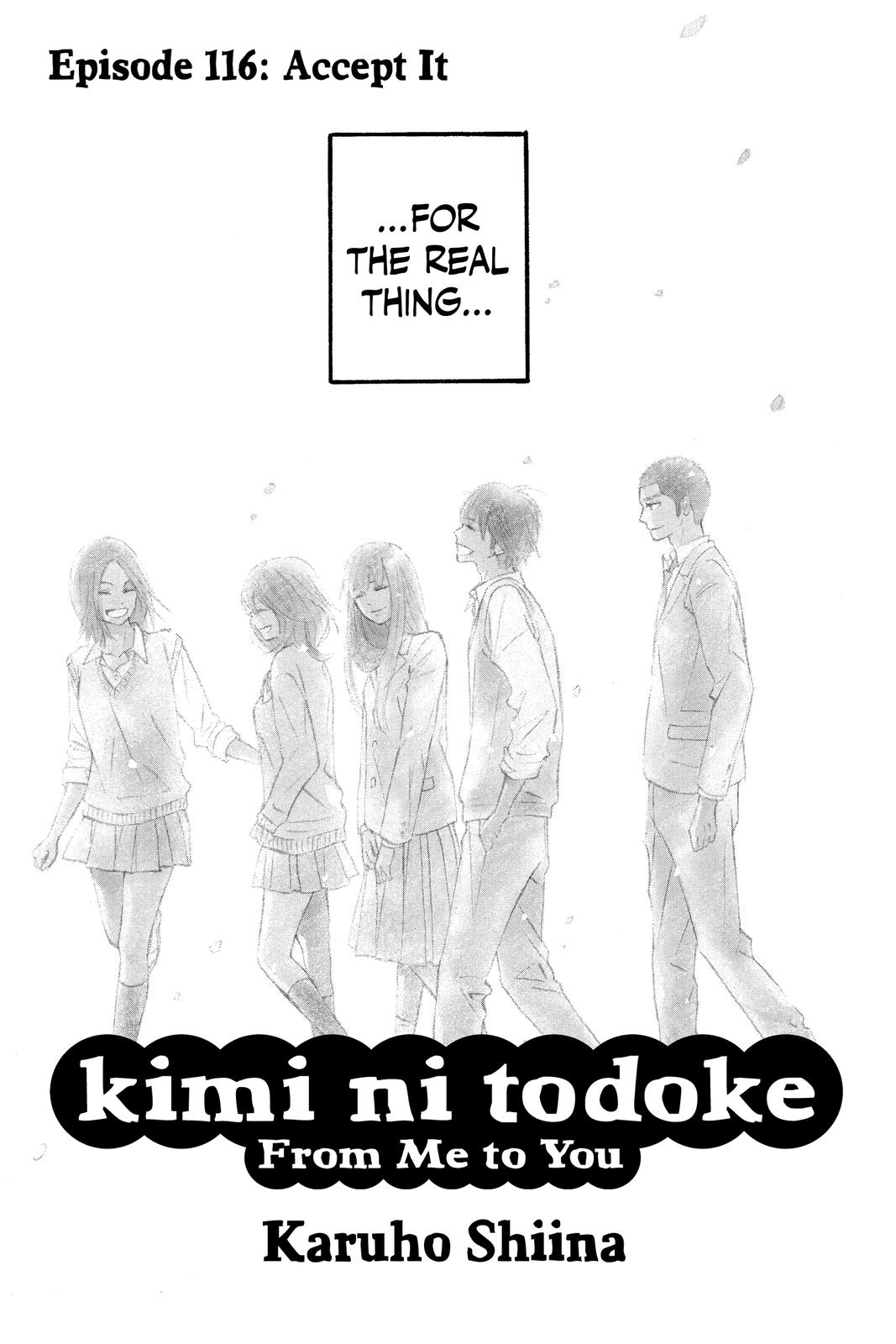Kimi ni Todoke - From Me to You Chapter 116 - Page 6
