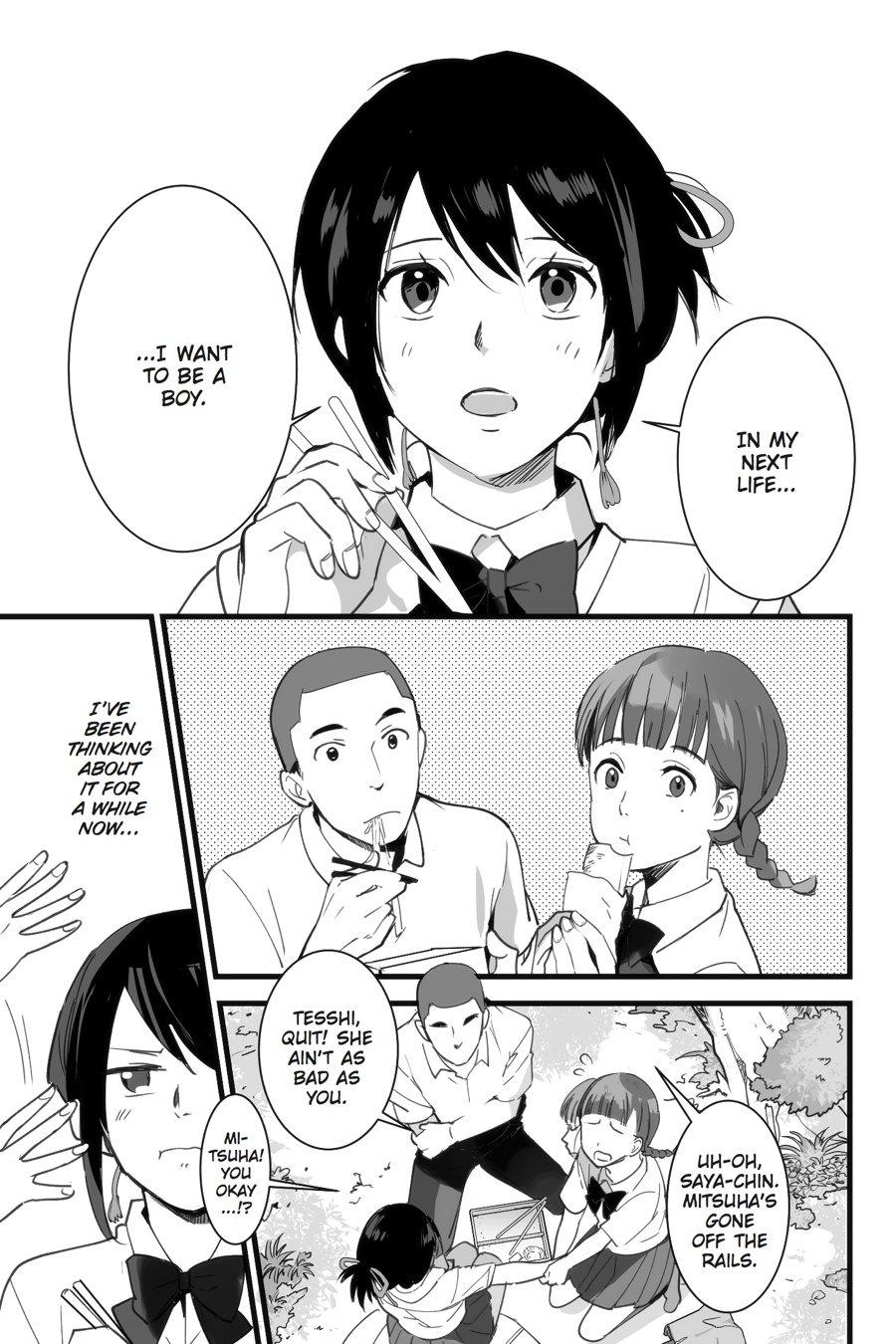 your name. Chapter 1 - Page 8