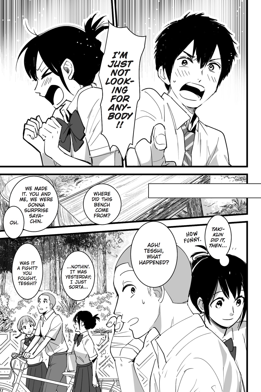your name. Chapter 3 - Page 13