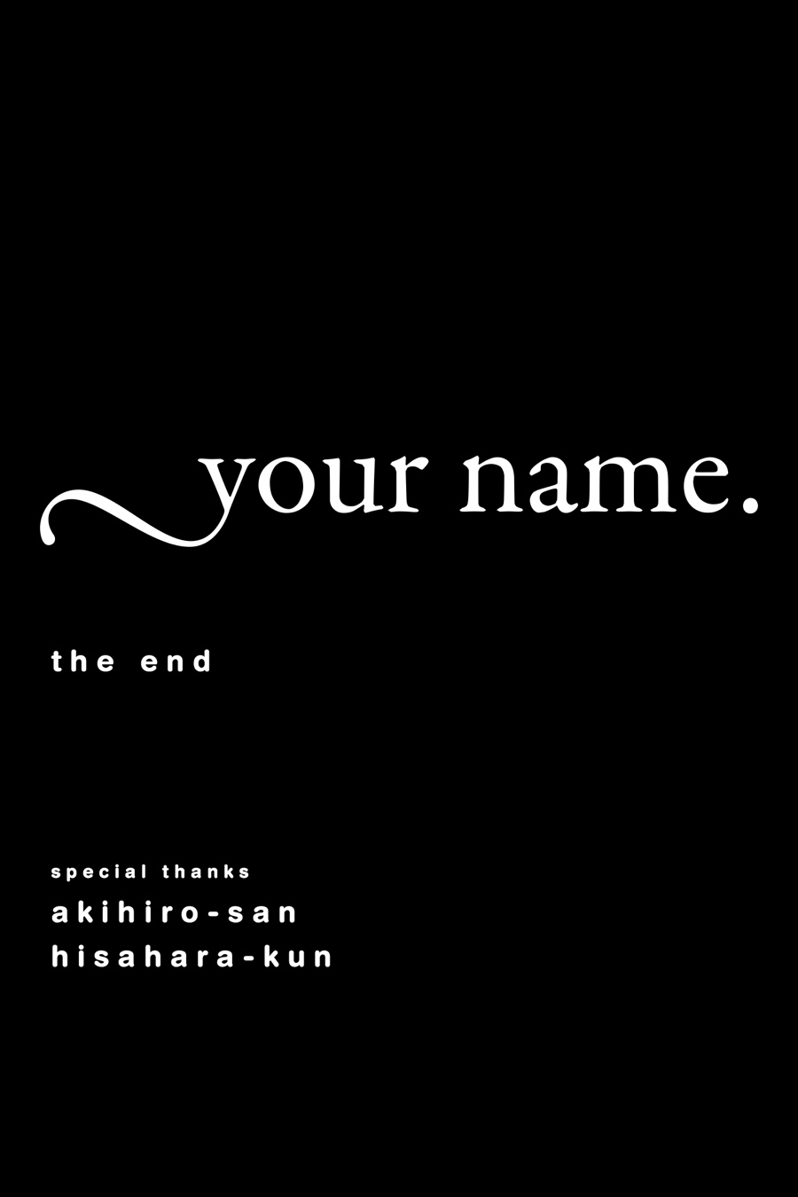 your name. Chapter 9 - Page 46