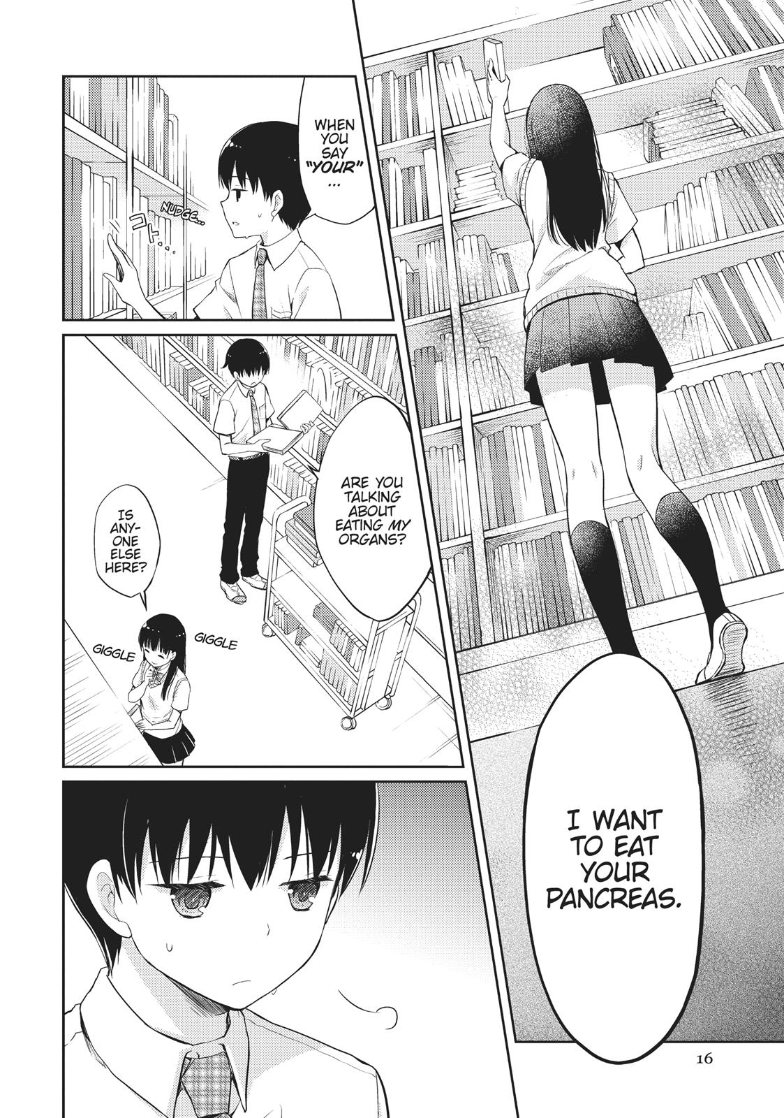 I Want to Eat Your Pancreas Chapter 1 - Page 16