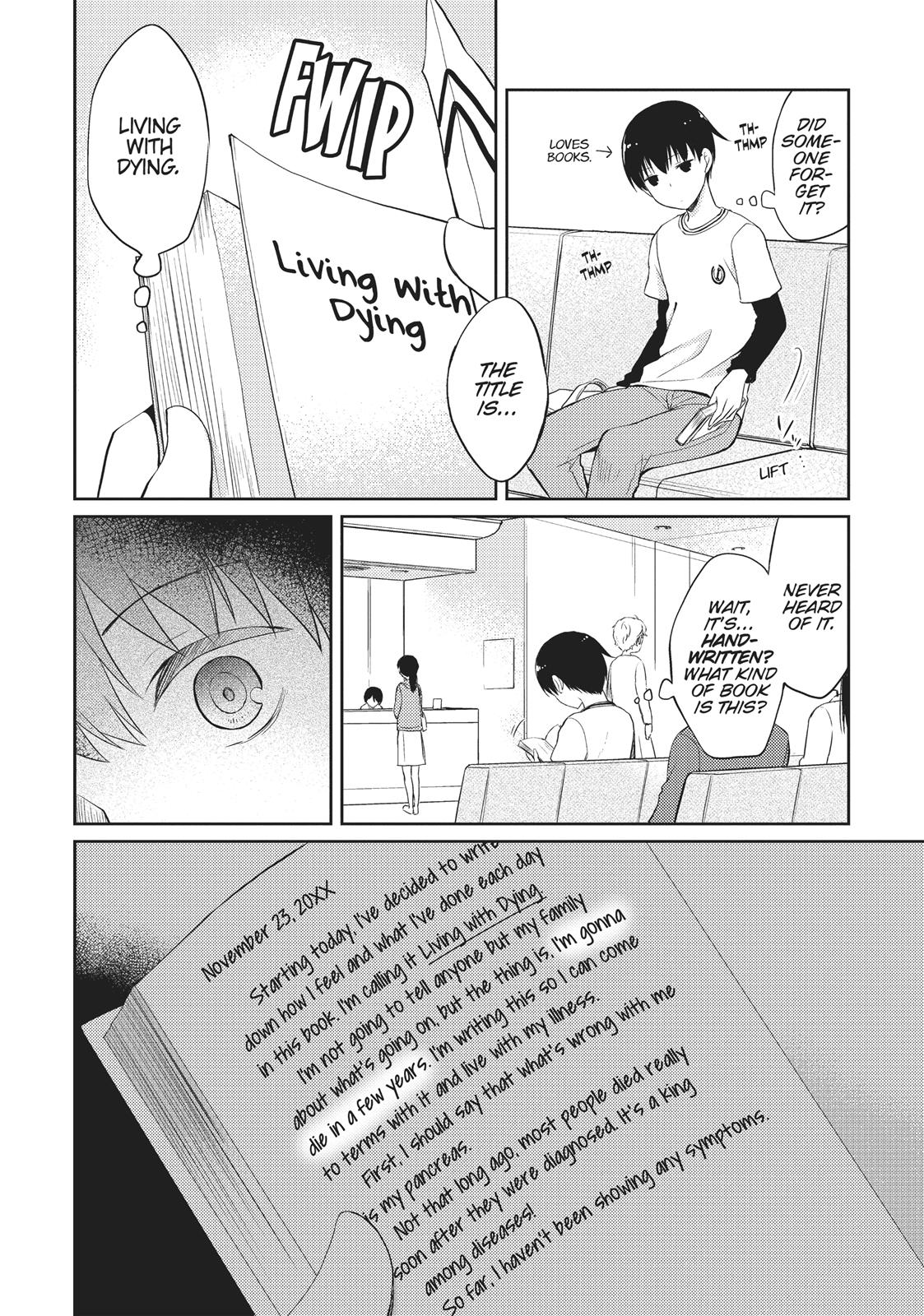 I Want to Eat Your Pancreas Chapter 1 - Page 22