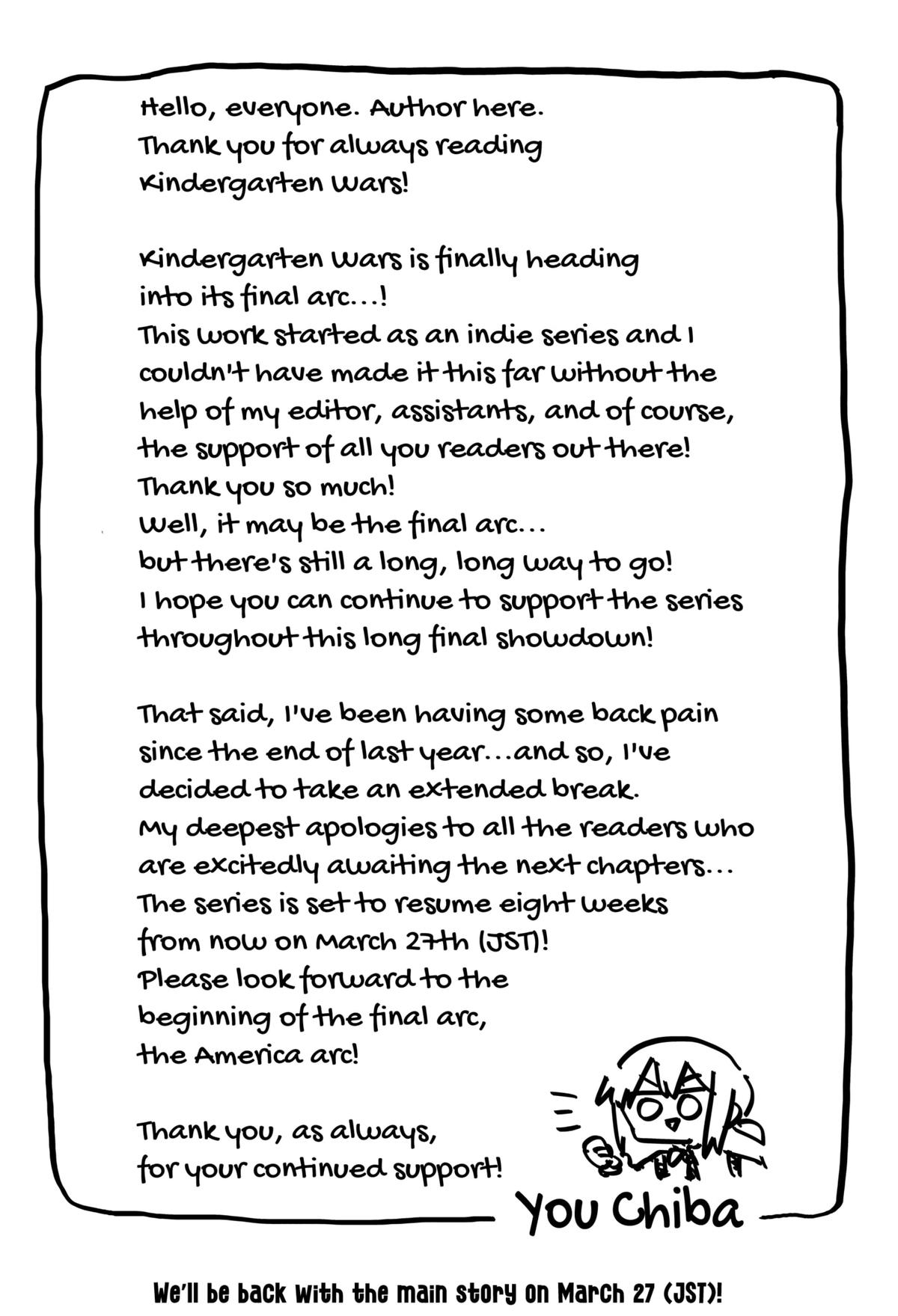 Kindergarten WARS Chapter 102 - Page 36