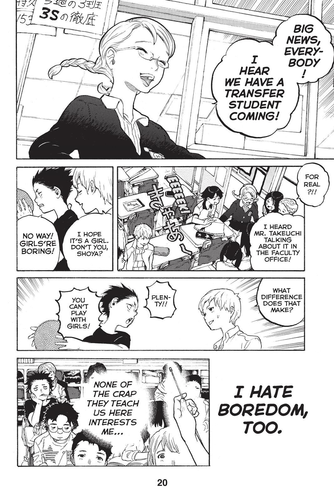 A Silent Voice Chapter 1 - Page 20