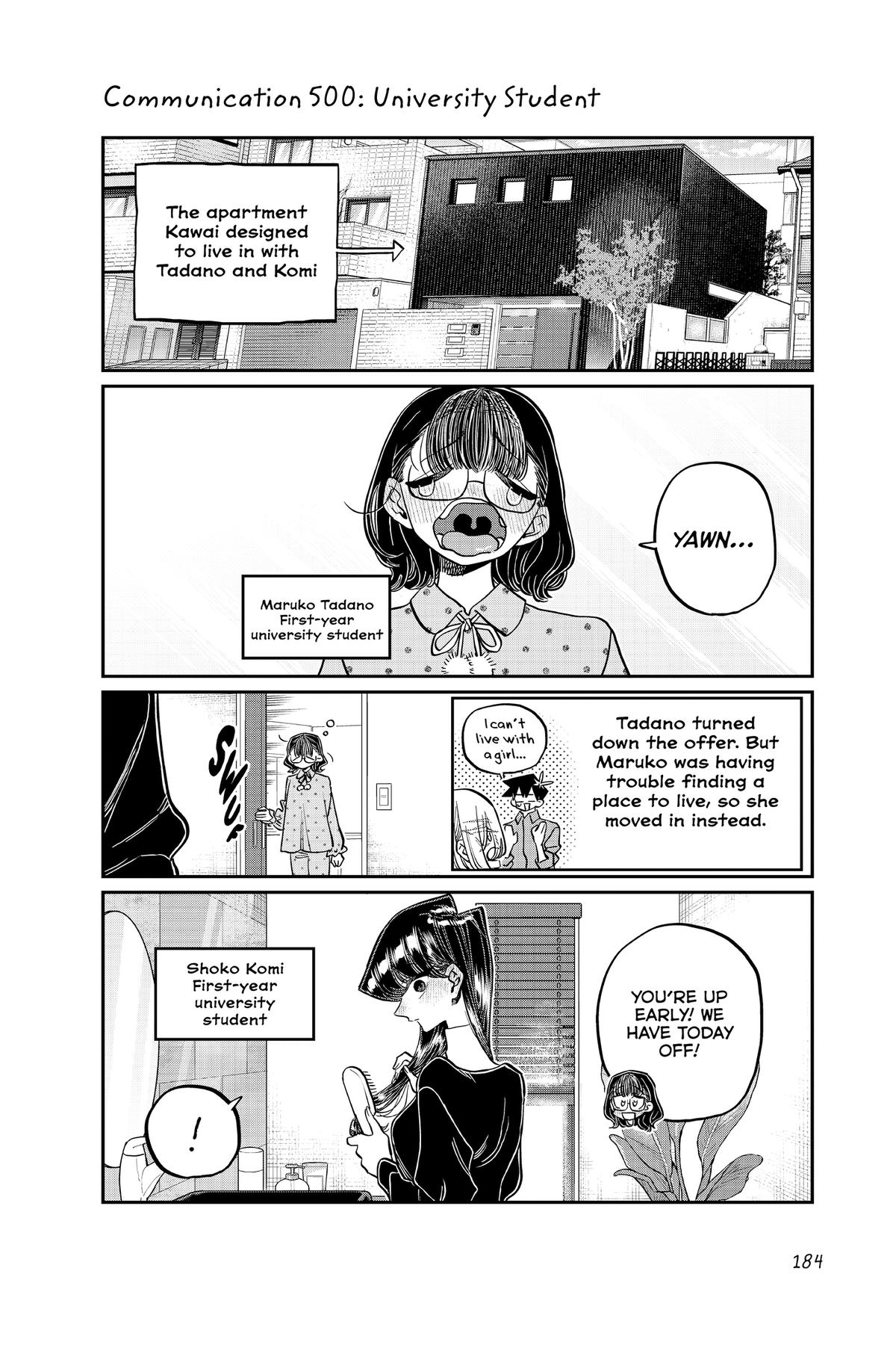 Komi Can’t Communicate Chapter 500 - Page 1