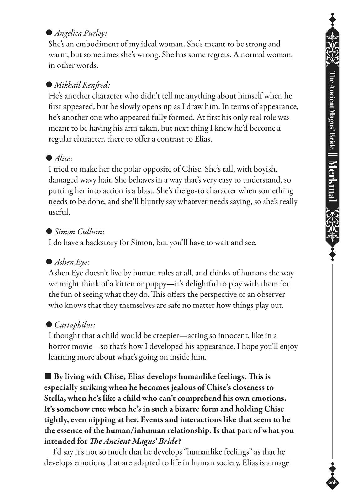 The Ancient Magus' Bride Chapter 40.5 - Page 205