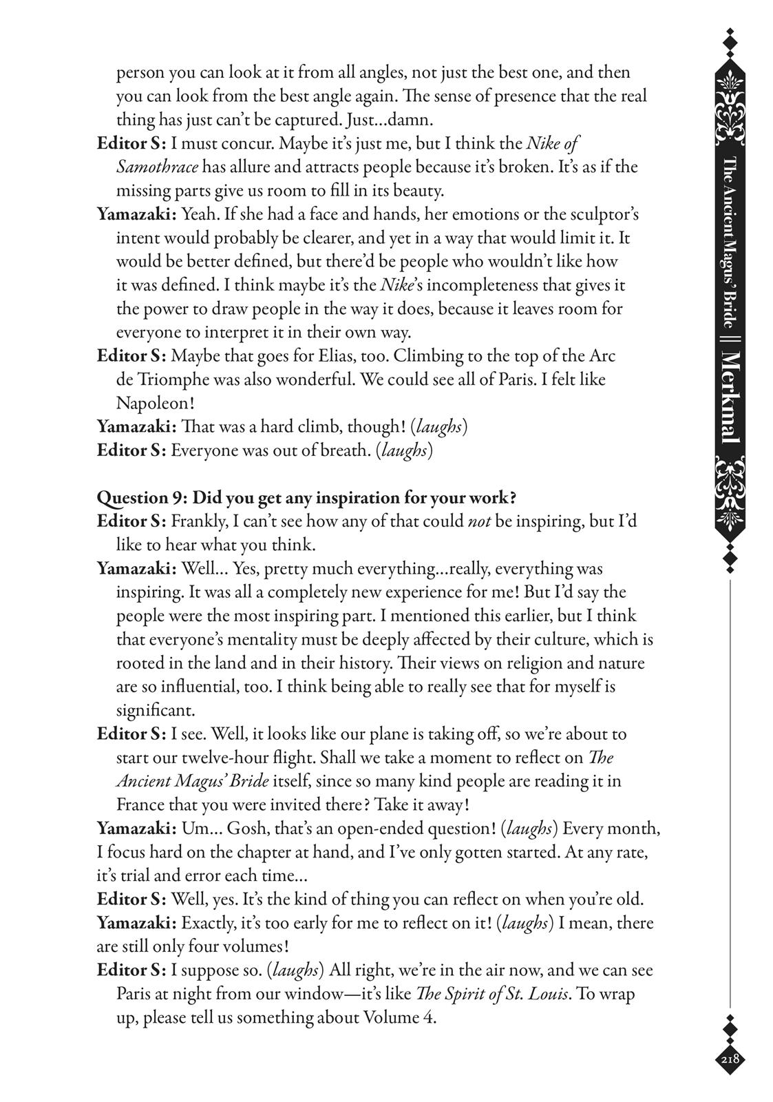 The Ancient Magus' Bride Chapter 40.5 - Page 215