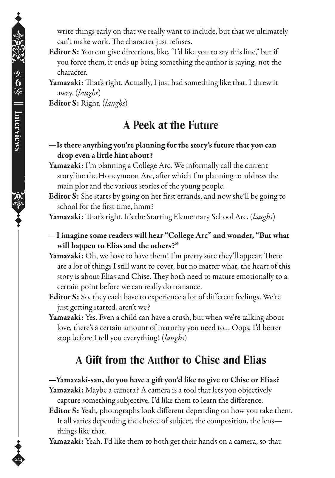 The Ancient Magus' Bride Chapter 40.5 - Page 220