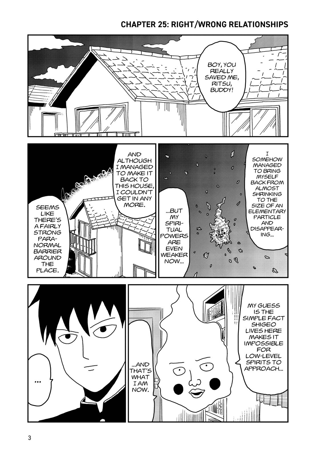 Mob Psycho 100 Chapter 25 - Page 4