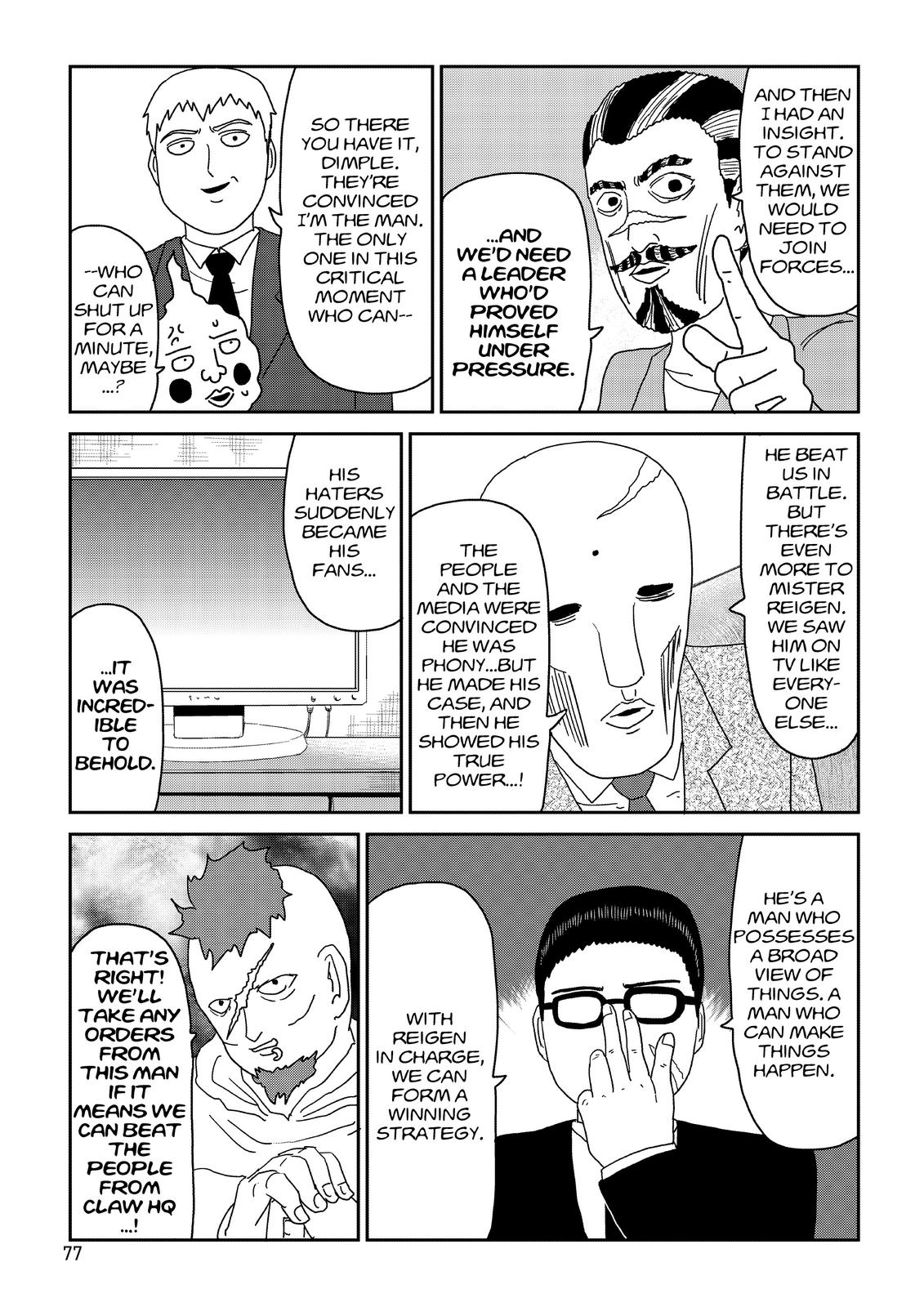Mob Psycho 100 Chapter 78 - Page 21