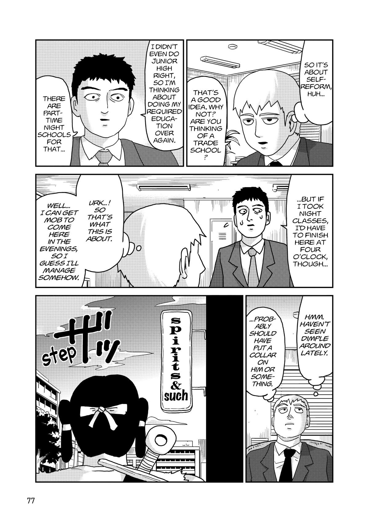 Mob Psycho 100 Chapter 93 - Page 9