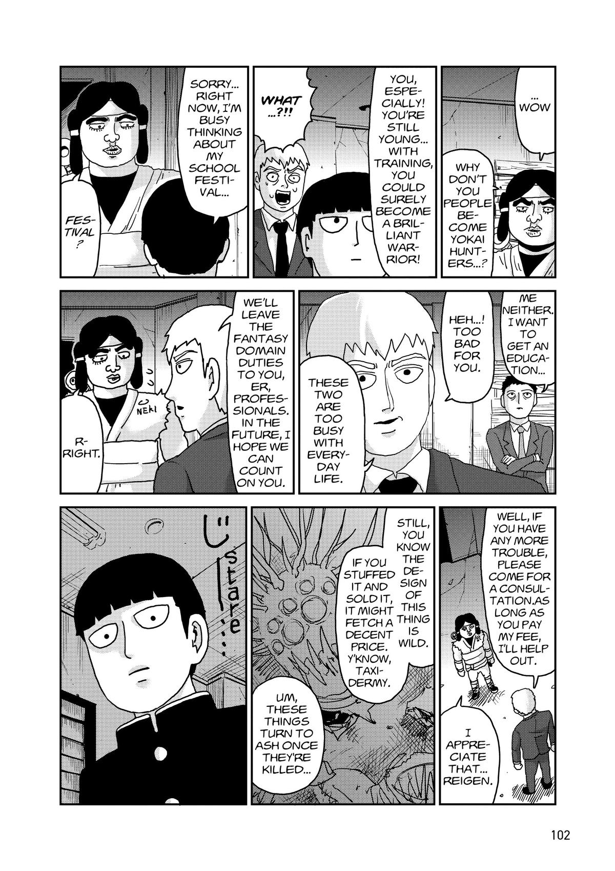 Mob Psycho 100 Chapter 93 - Page 34