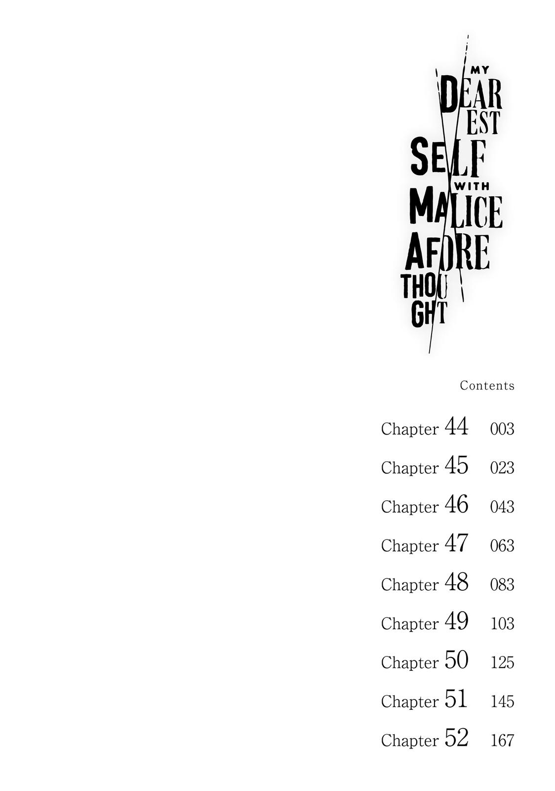 My Dearest Self with Malice Aforethought Chapter 44 - Page 3