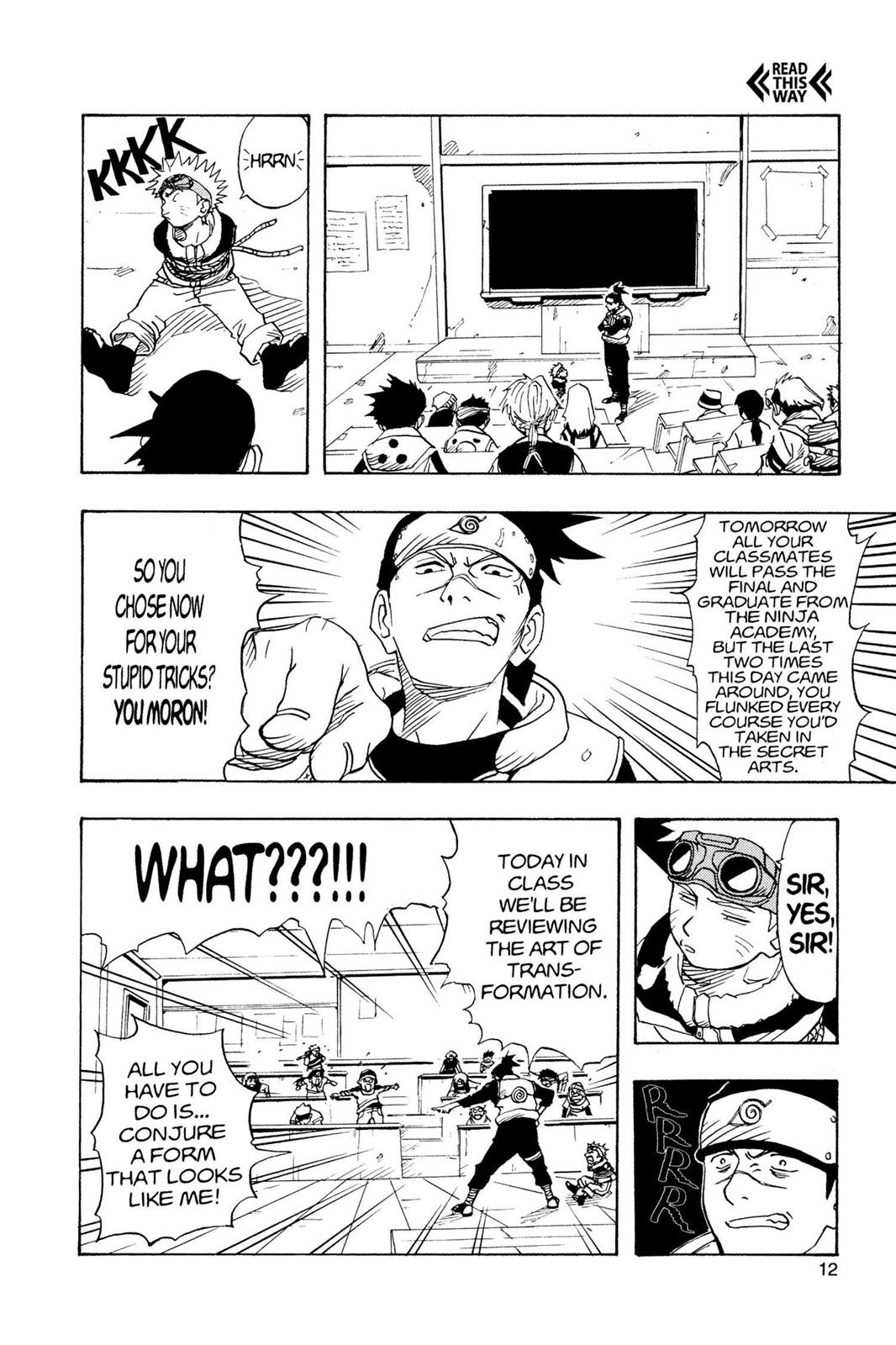 Naruto Chapter 1 - Page 12