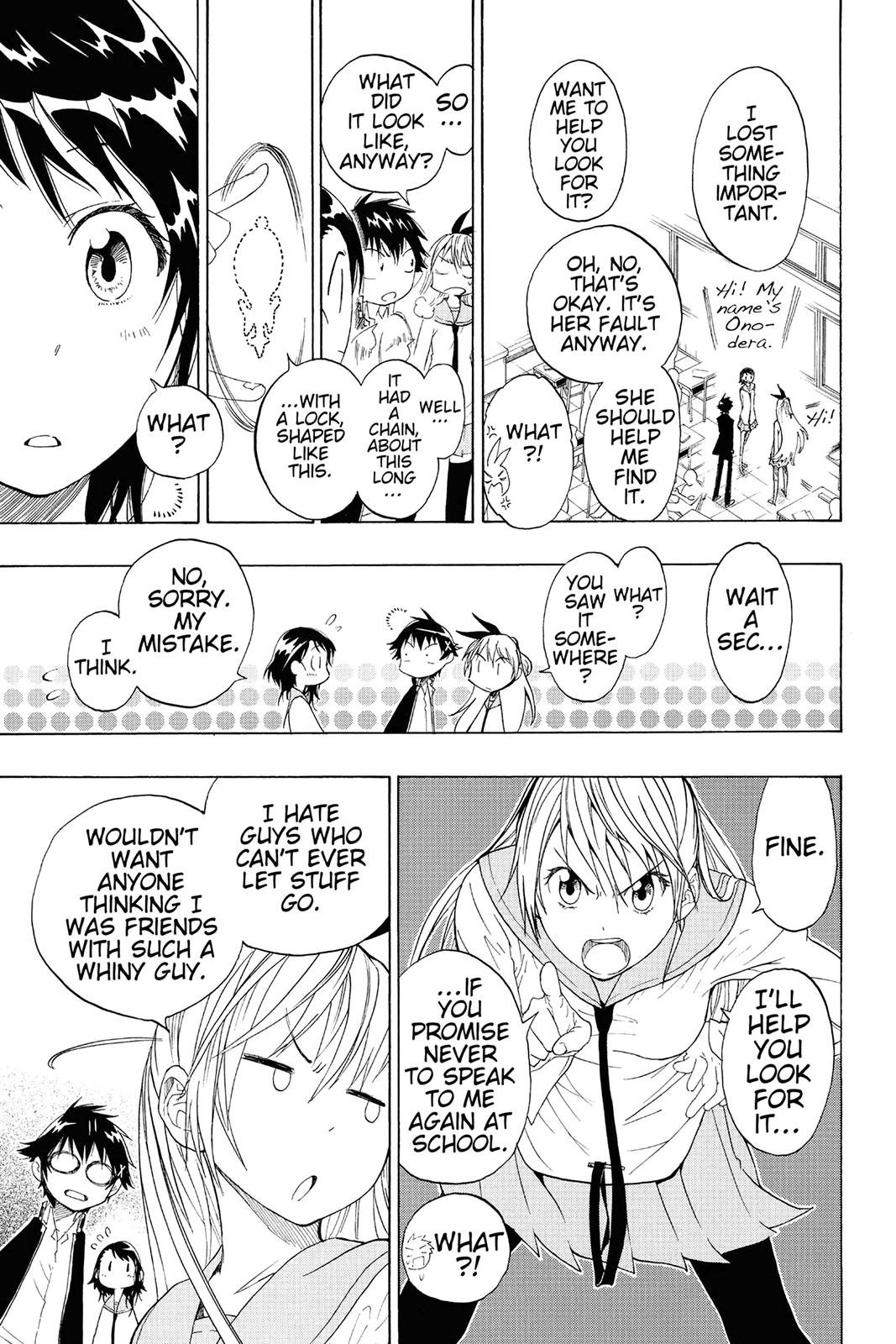 Nisekoi: False Love Chapter 1 - Page 29