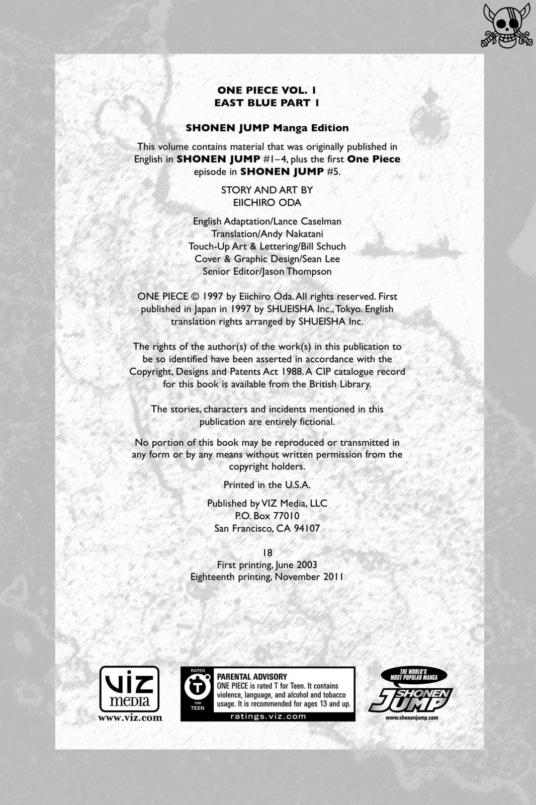 One Piece Chapter 1 - Page 3