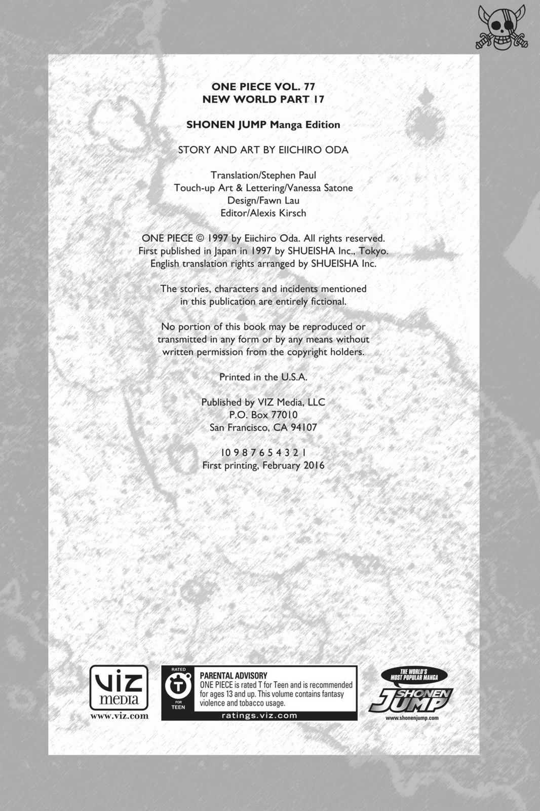 One Piece Chapter 764 - Page 3