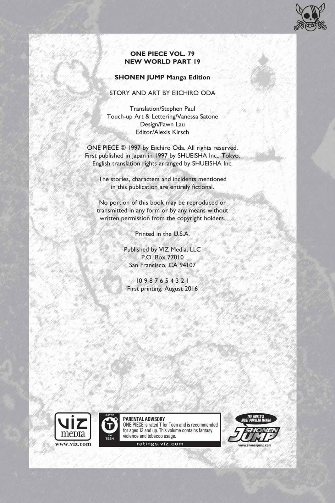 One Piece Chapter 786 - Page 3