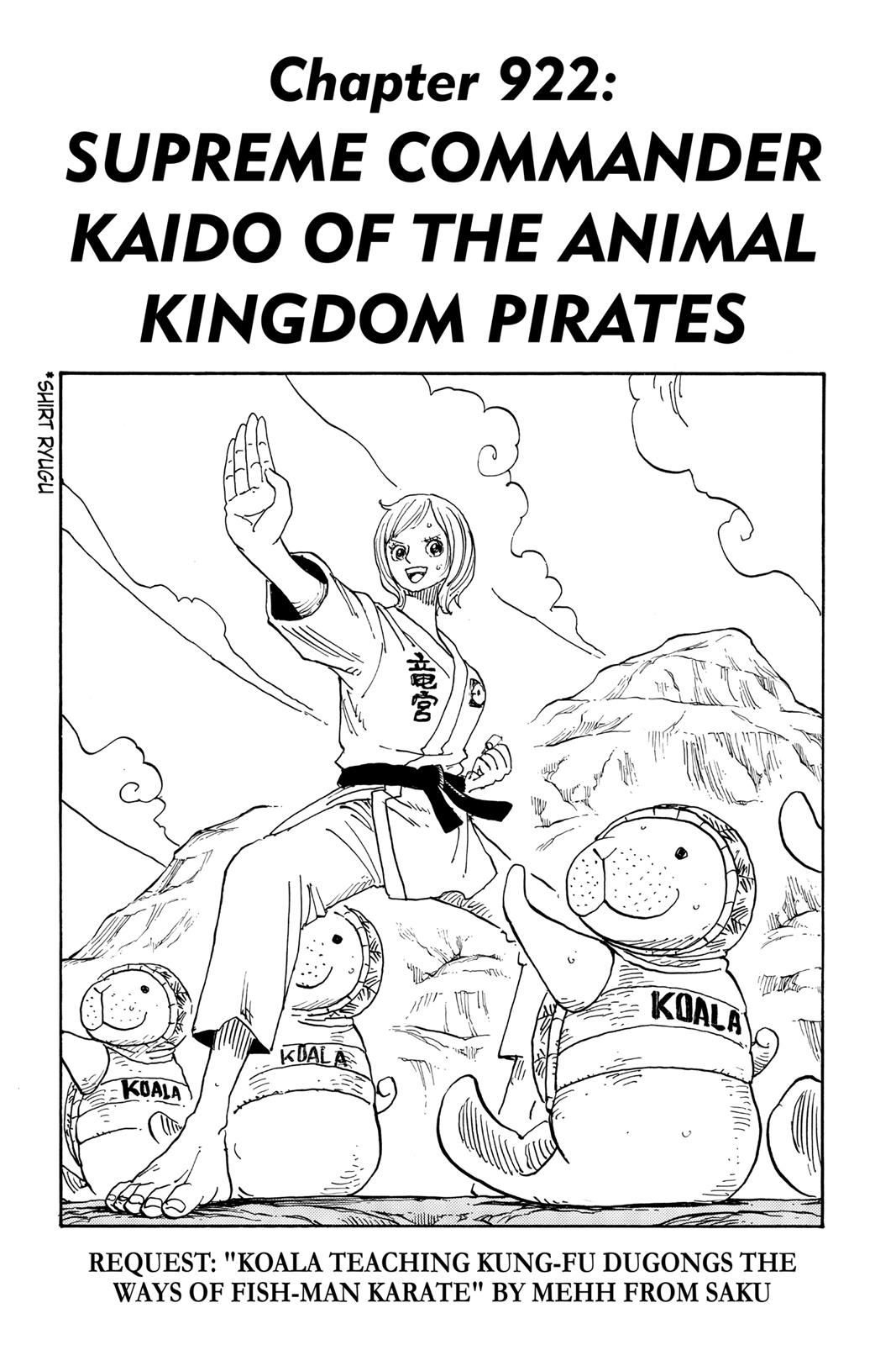 One Piece Chapter 922 - Page 7