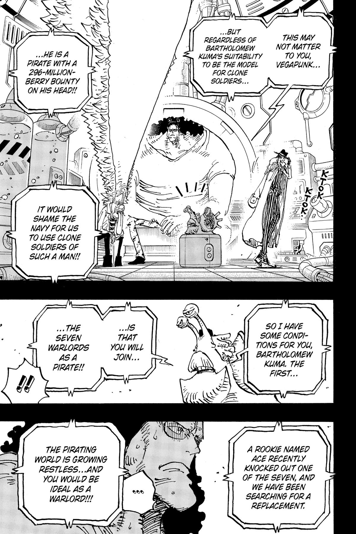 One Piece Chapter 1100 - Page 3